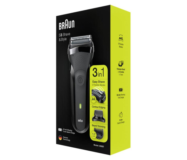 Braun Golarka męska 300BT czarna - 548264 - zdjęcie 3